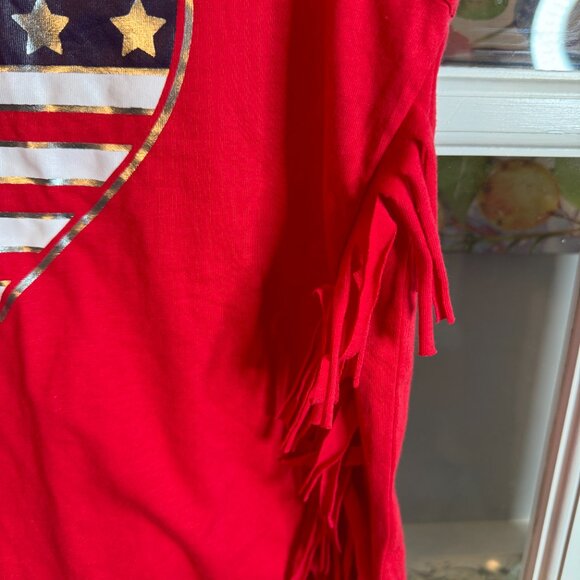 American Flag‎ Big Girls Tank Top L (10-12) - Picture 3 of 4